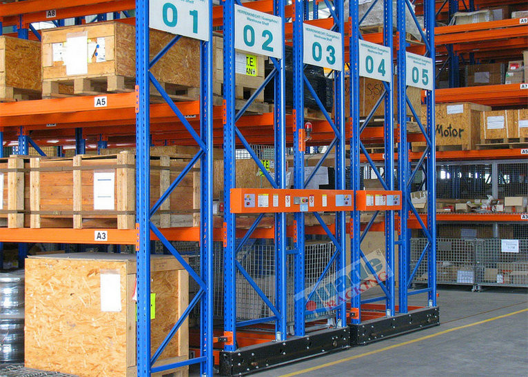 Mobilized Automated Industrial Pallet Racking Weight Capacity 32000 Kg