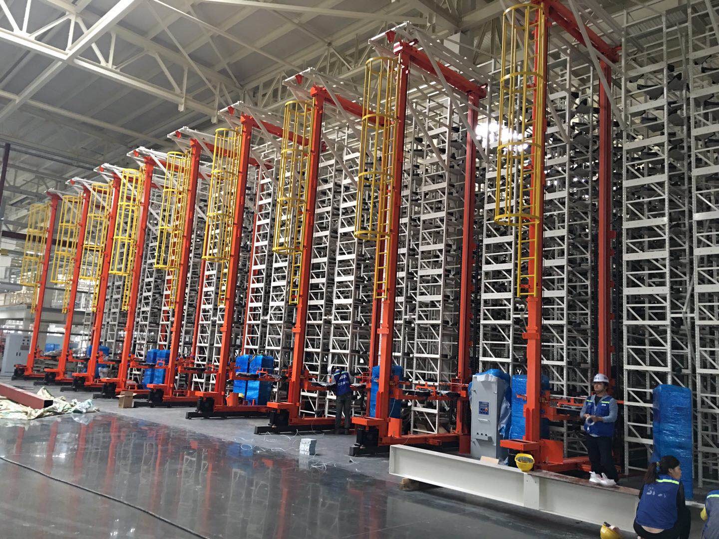 AS/RS Material Handling System with Stacker Crane Automated Storage
