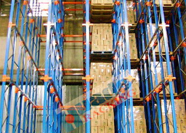 Channel Type Drive In Racking High Density Storage Racks For Frozen Food Freezers