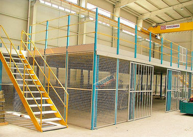 Medium Duty Multilevel Storage Rack Supported Mezzanine