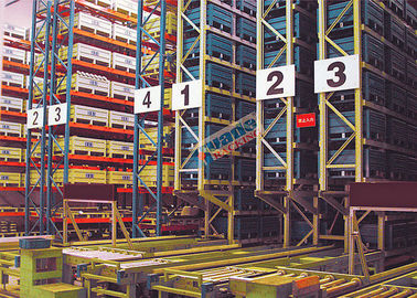 4500 mm Overall Length Automated Storage Retrieval System For High Bay Warehouses
