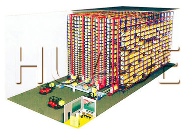 Supply Chain Automated Storage Retrieval System Q235B Material 50mm Adjustable Spacing