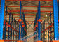 Blue Orange Material Handling Racks Drive Through Racking For Cold Storage