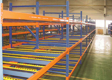 Logistics System Gravity Flow Shelving Q235B / Q345 Steel Storage Racking