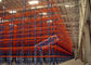 Blue Orange Industrial Galvanised Pallet Racking Shelves Material Handling Racks