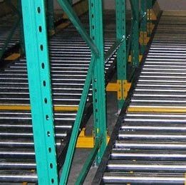 Q235B Logistic Flow Through Pallet Racking Easy Intall