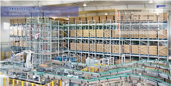 1000kg Automated Pallet Racking System Medium Duty Warehouse Storage Solutions